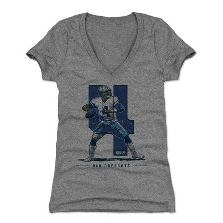 Dak Prescott Women's V-Neck T-Shirt | 500 LEVEL