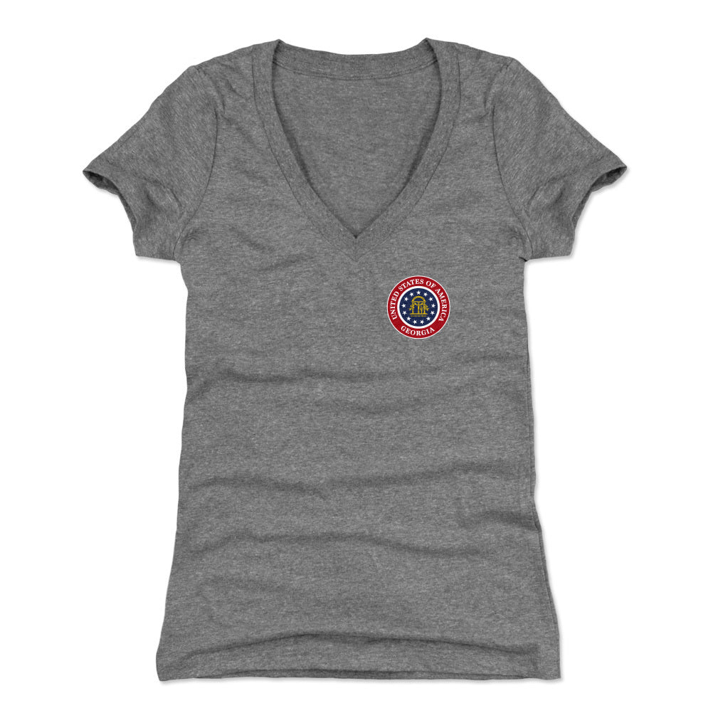 Georgia Women&#39;s V-Neck T-Shirt | 500 LEVEL