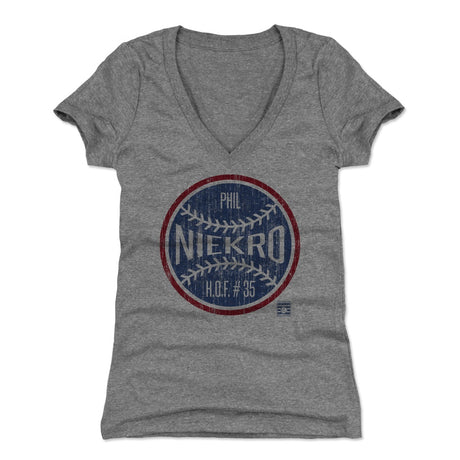 Phil Niekro Women's V-Neck T-Shirt | 500 LEVEL