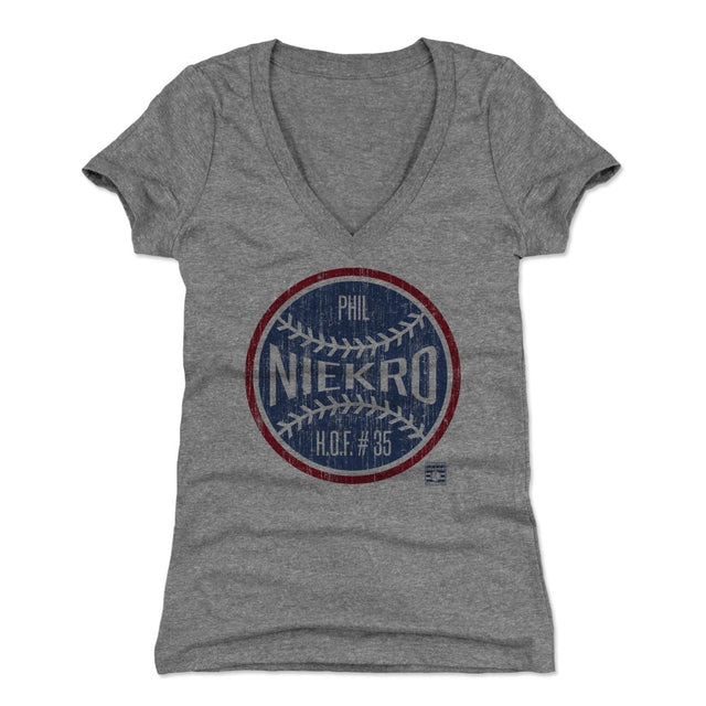 Phil Niekro Women's V-Neck T-Shirt | 500 LEVEL