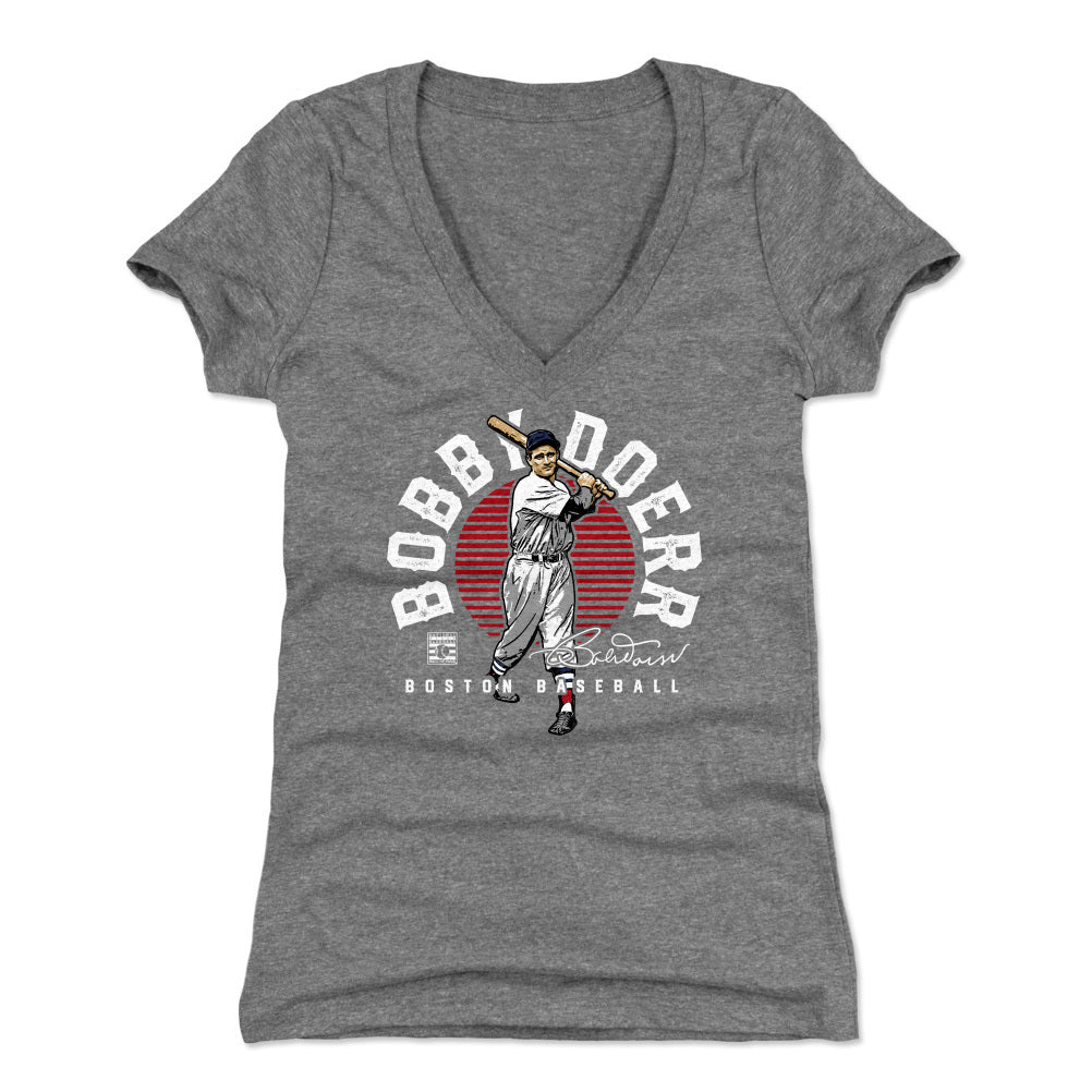 Bobby Doerr Women's V-Neck T-Shirt | 500 LEVEL