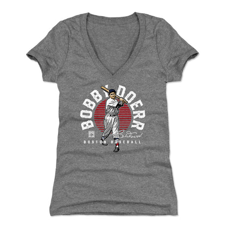 Bobby Doerr Women's V-Neck T-Shirt | 500 LEVEL