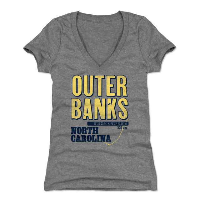 Outer Banks Women's V-Neck T-Shirt | 500 LEVEL