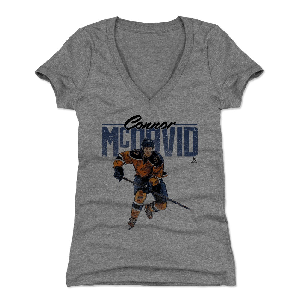 Connor McDavid Women's V-Neck T-Shirt | 500 LEVEL