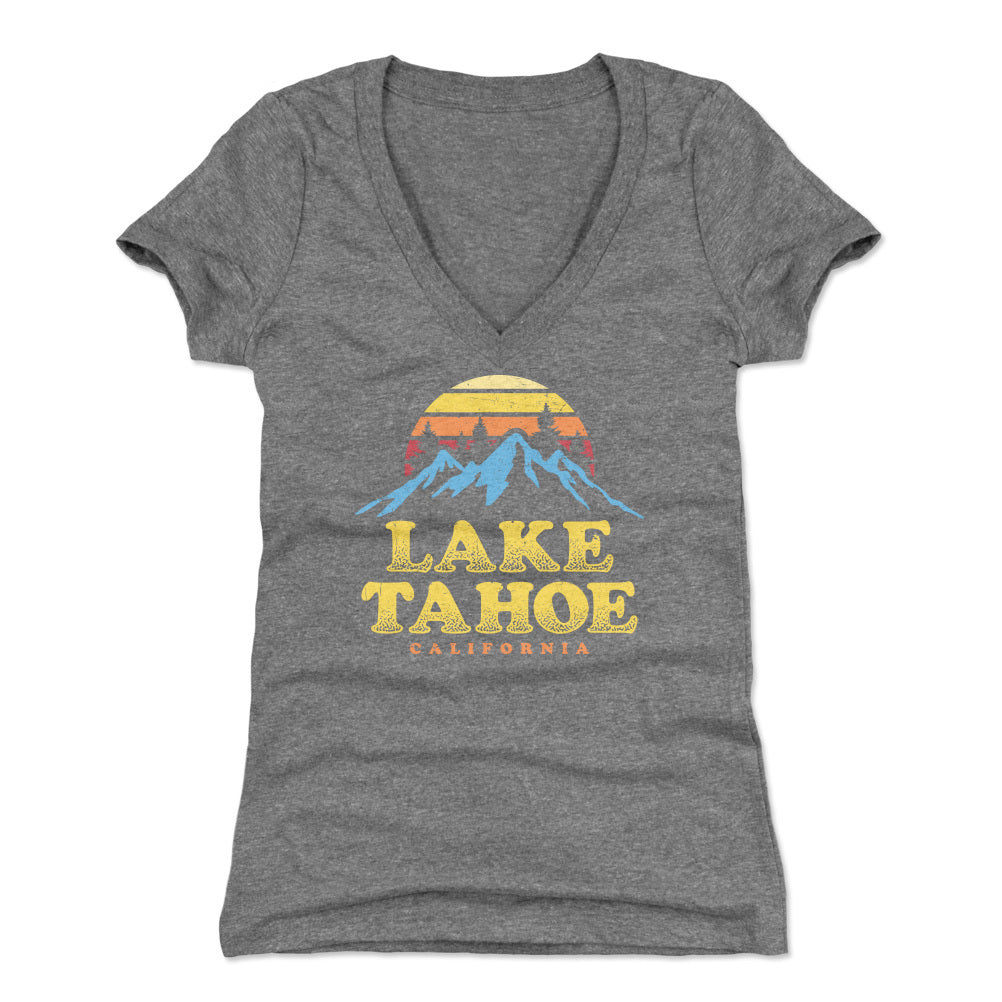 Lake Tahoe Women's V-Neck T-Shirt | 500 LEVEL
