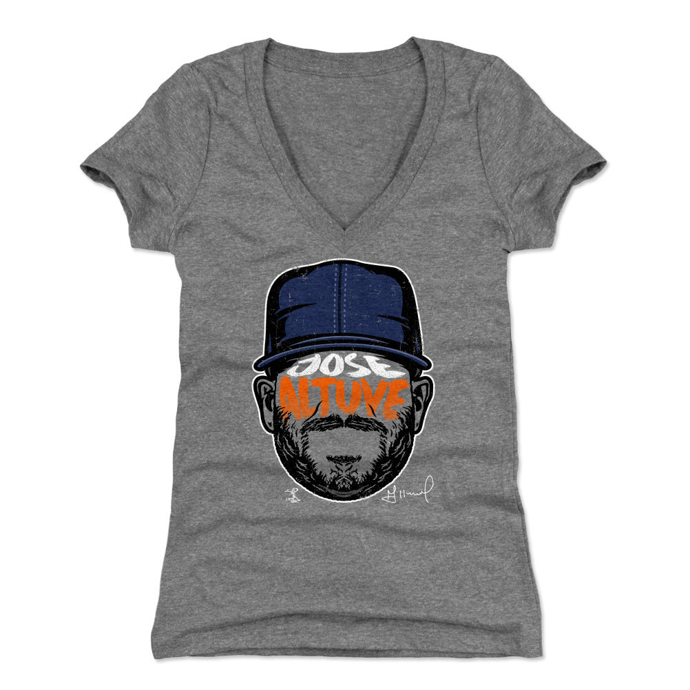 Jose Altuve Women's V-Neck T-Shirt | 500 LEVEL