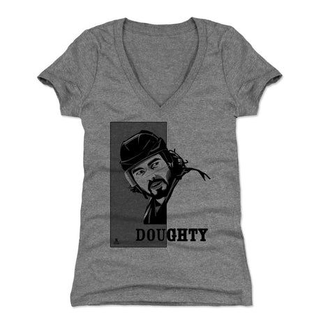 Drew Doughty Women's V-Neck T-Shirt | 500 LEVEL