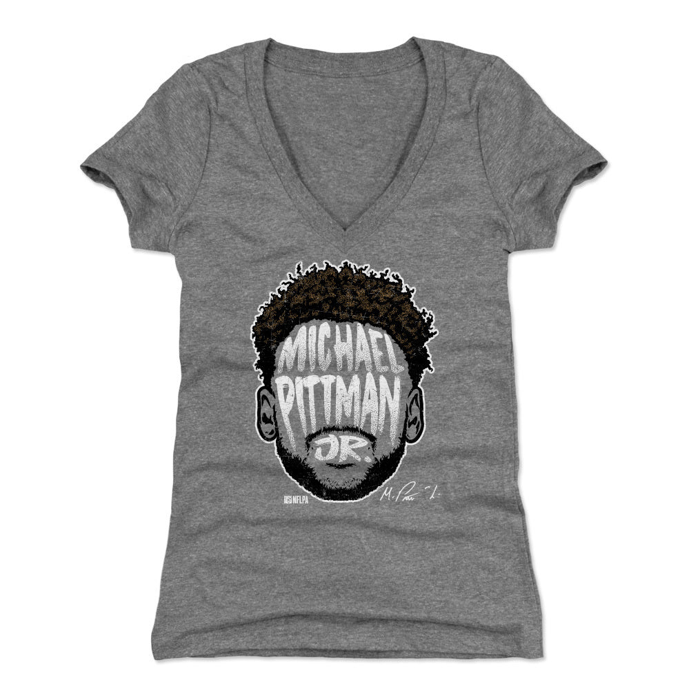 Michael Pittman Jr. Women's V-Neck T-Shirt | 500 LEVEL