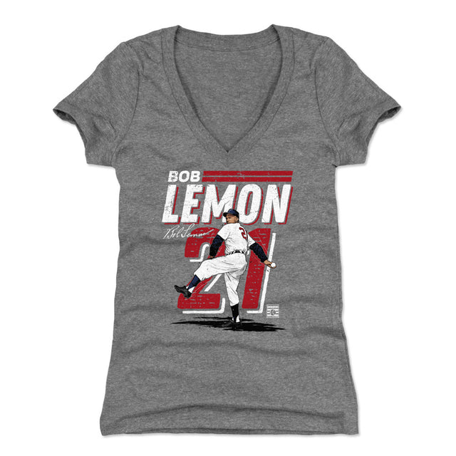 Bob Lemon Women's V-Neck T-Shirt | 500 LEVEL