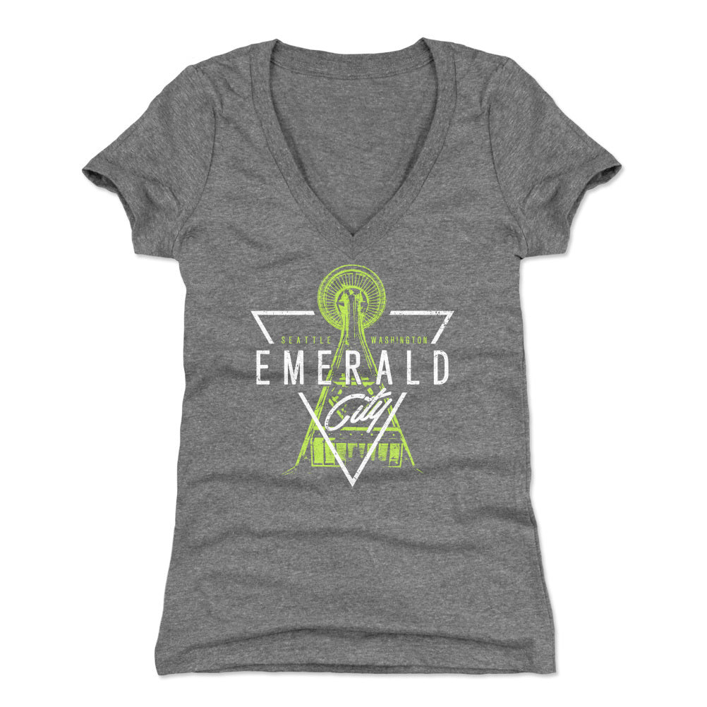 Seattle Women's V-Neck T-Shirt | 500 LEVEL