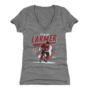 Steve Larmer Women's V-Neck T-Shirt | 500 LEVEL