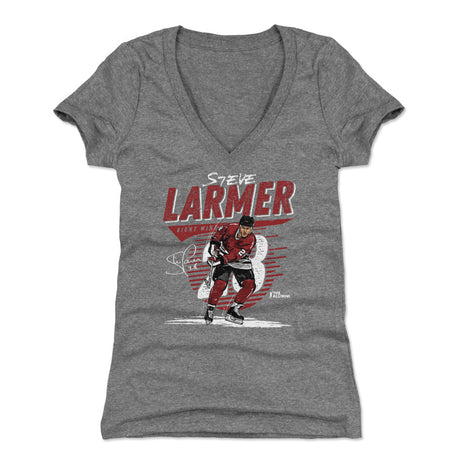 Steve Larmer Women's V-Neck T-Shirt | 500 LEVEL