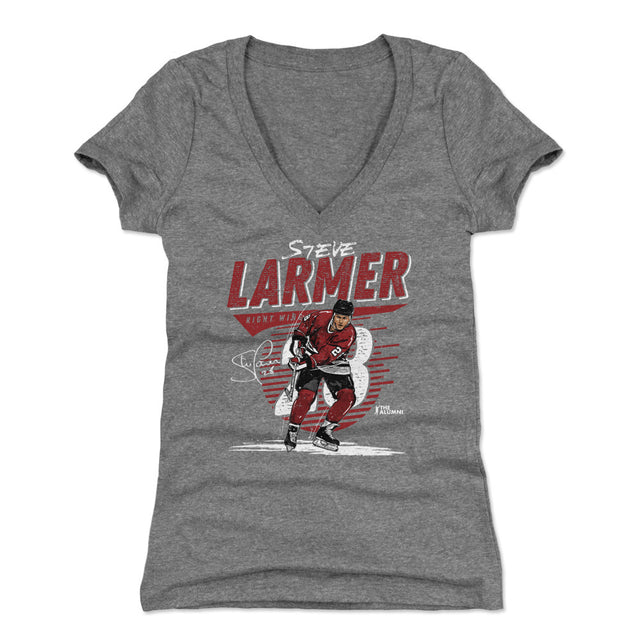 Steve Larmer Women's V-Neck T-Shirt | 500 LEVEL