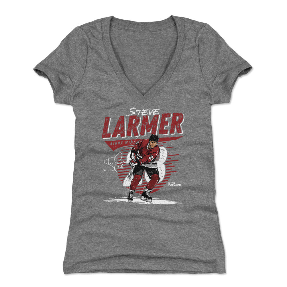 Steve Larmer Women&#39;s V-Neck T-Shirt | 500 LEVEL