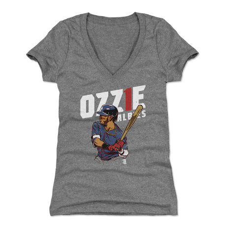 Ozzie Albies Women's V-Neck T-Shirt | 500 LEVEL