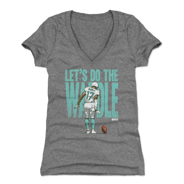 Jaylen Waddle Women's V-Neck T-Shirt | 500 LEVEL