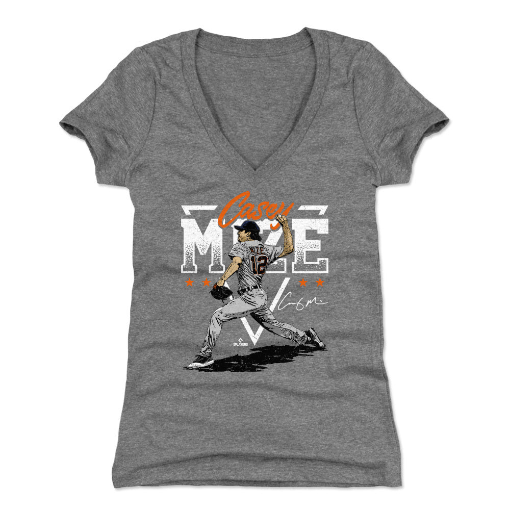 Casey Mize Women's V-Neck T-Shirt | 500 LEVEL