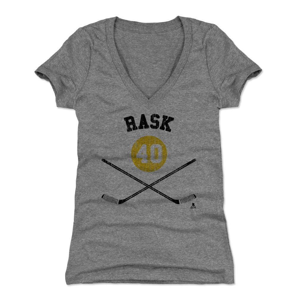 Tuukka Rask Women&#39;s V-Neck T-Shirt | 500 LEVEL