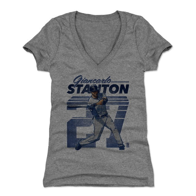 Giancarlo Stanton Women's V-Neck T-Shirt | 500 LEVEL