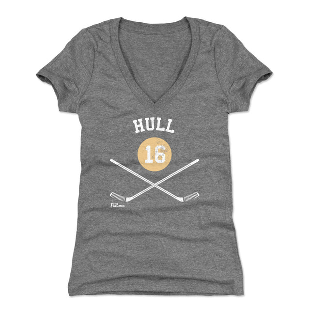 Brett Hull Women's V-Neck T-Shirt | 500 LEVEL