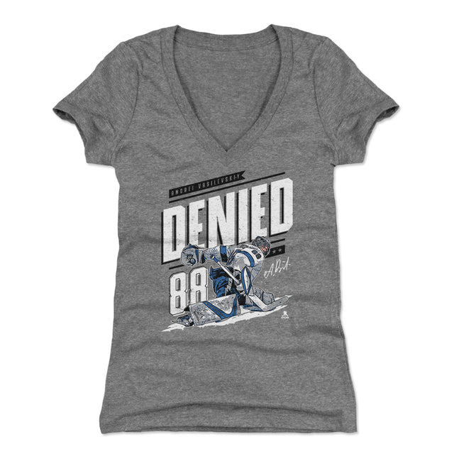 Andrei Vasilevskiy Women's V-Neck T-Shirt | 500 LEVEL