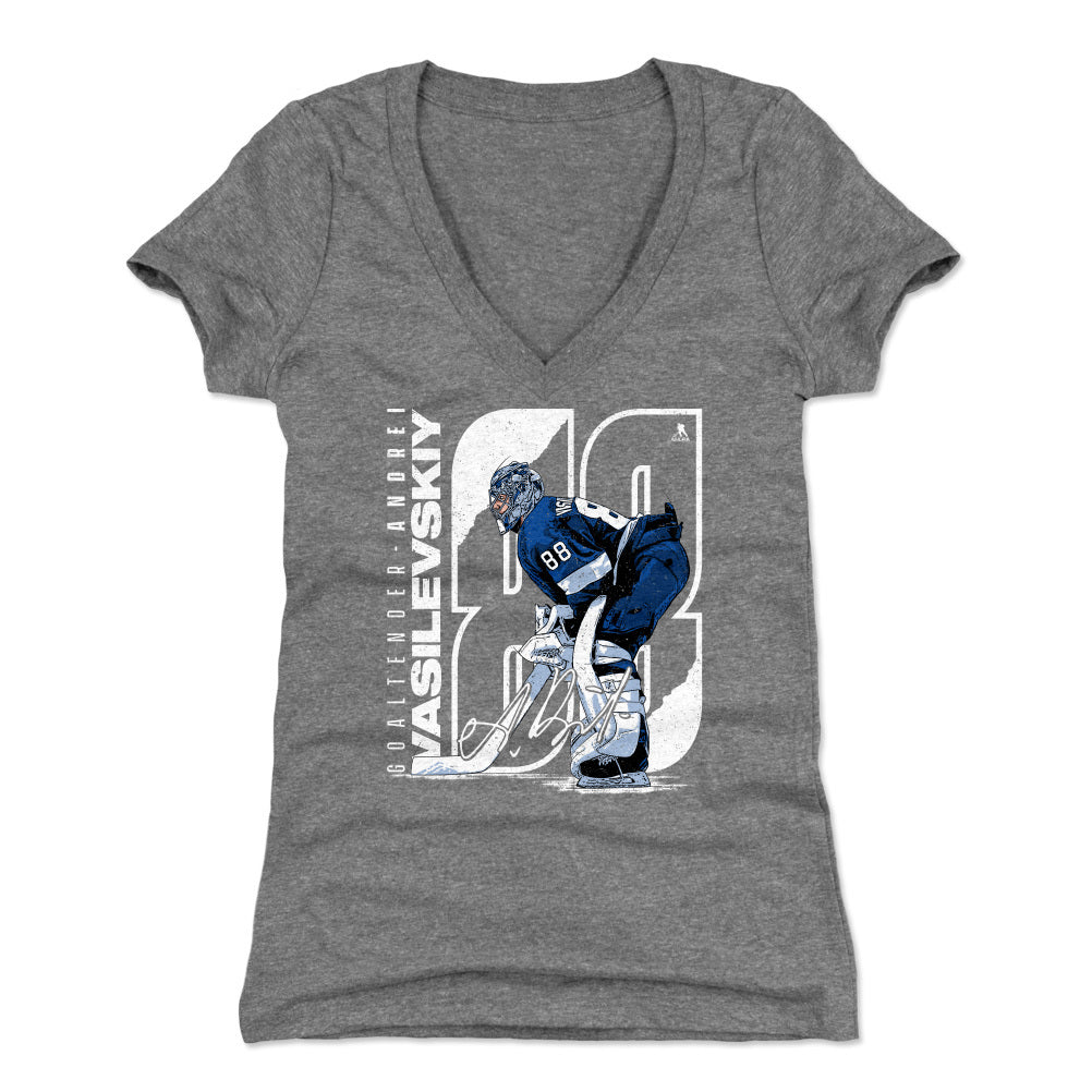 Andrei Vasilevskiy Women's V-Neck T-Shirt | 500 LEVEL