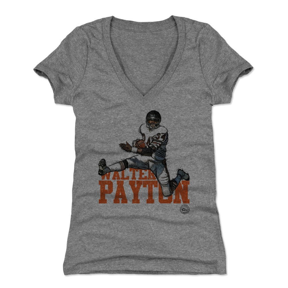 Walter Payton Women's V-Neck T-Shirt | 500 LEVEL