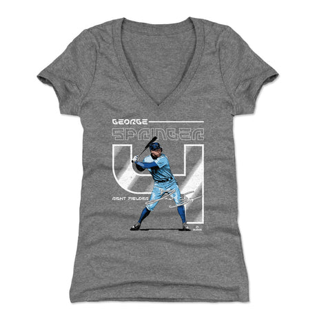 George Springer Women's V-Neck T-Shirt | 500 LEVEL