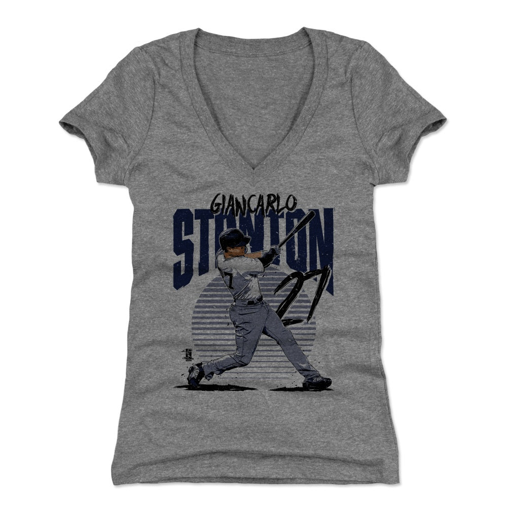 Giancarlo Stanton Women's V-Neck T-Shirt | 500 LEVEL