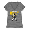 Charlie McAvoy Women's V-Neck T-Shirt | 500 LEVEL