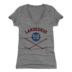 Gabriel Landeskog Women's V-Neck T-Shirt | 500 LEVEL