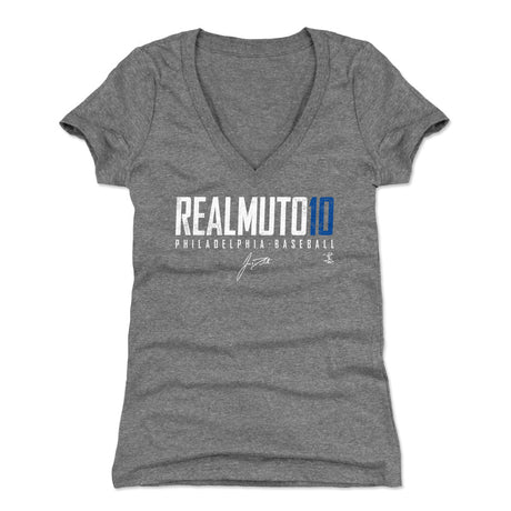 J.T. Realmuto Women's V-Neck T-Shirt | 500 LEVEL