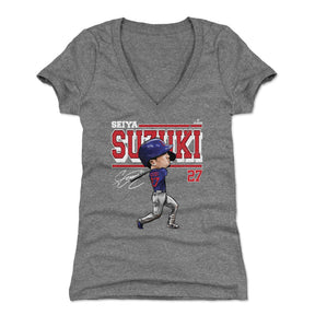 Seiya Suzuki Women's V-Neck T-Shirt | 500 LEVEL