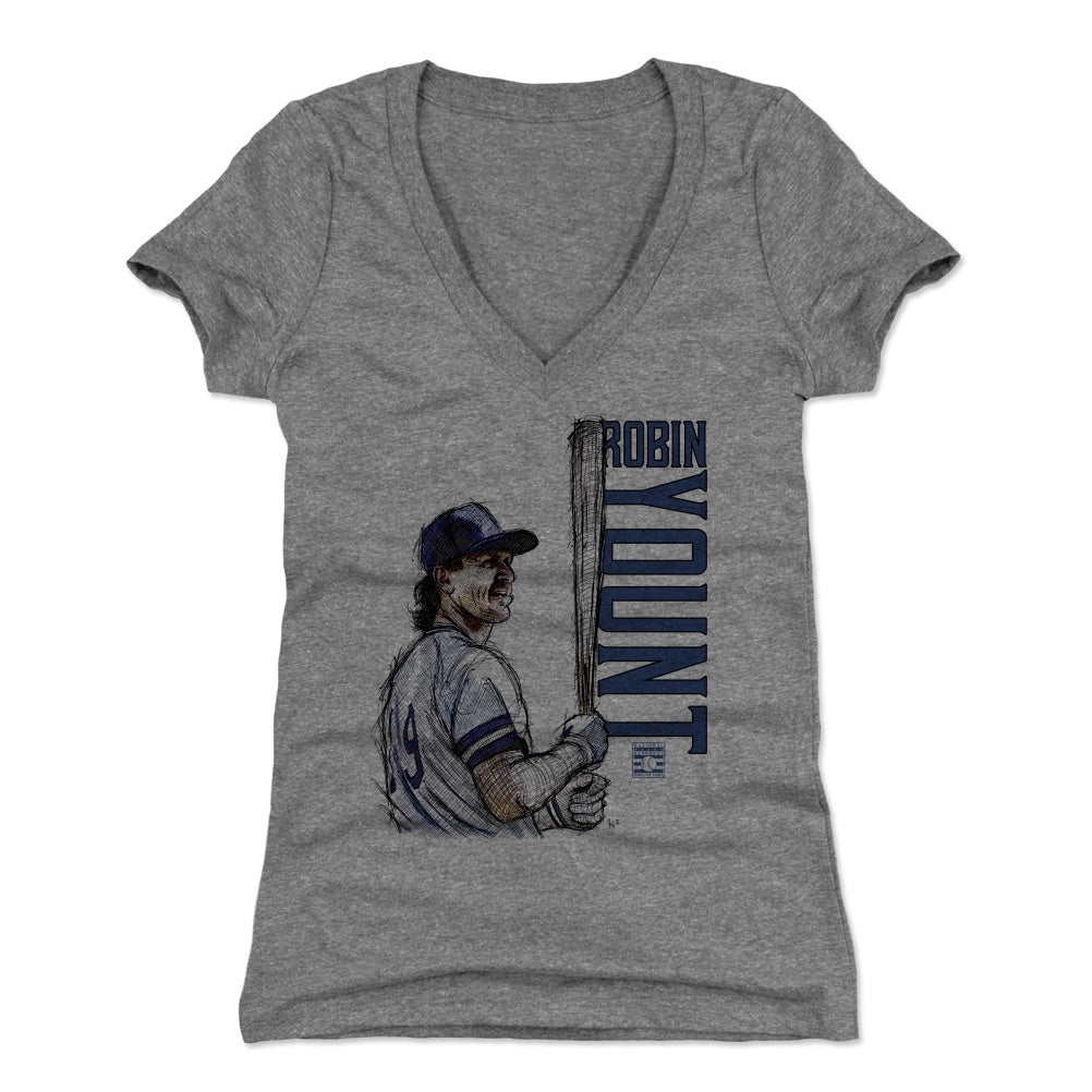 Robin Yount Women's V-Neck T-Shirt | 500 LEVEL