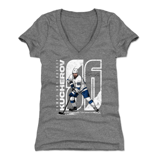 Nikita Kucherov Women's V-Neck T-Shirt | 500 LEVEL