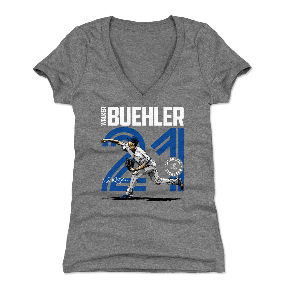 Walker Buehler Women&#39;s V-Neck T-Shirt | 500 LEVEL