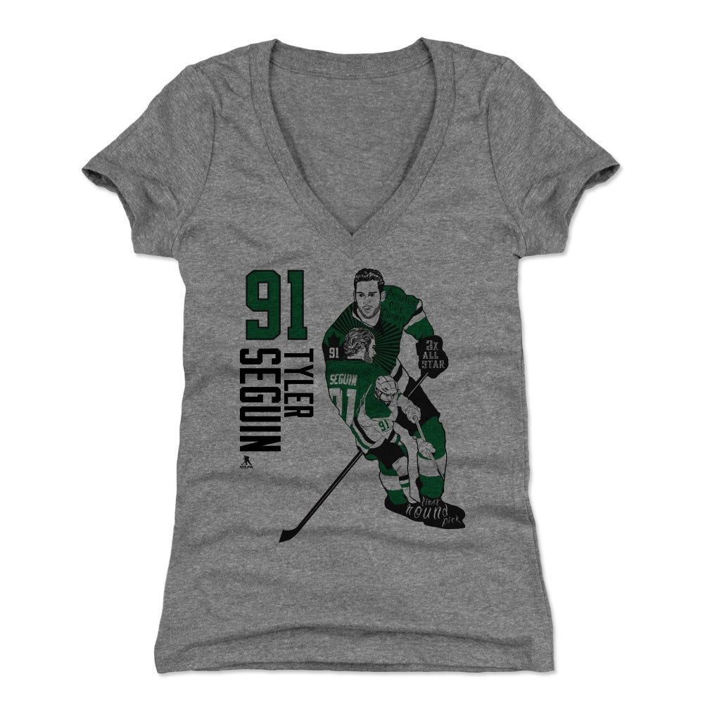 Tyler Seguin Women's V-Neck T-Shirt | 500 LEVEL