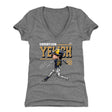 Christian Yelich Women's V-Neck T-Shirt | 500 LEVEL