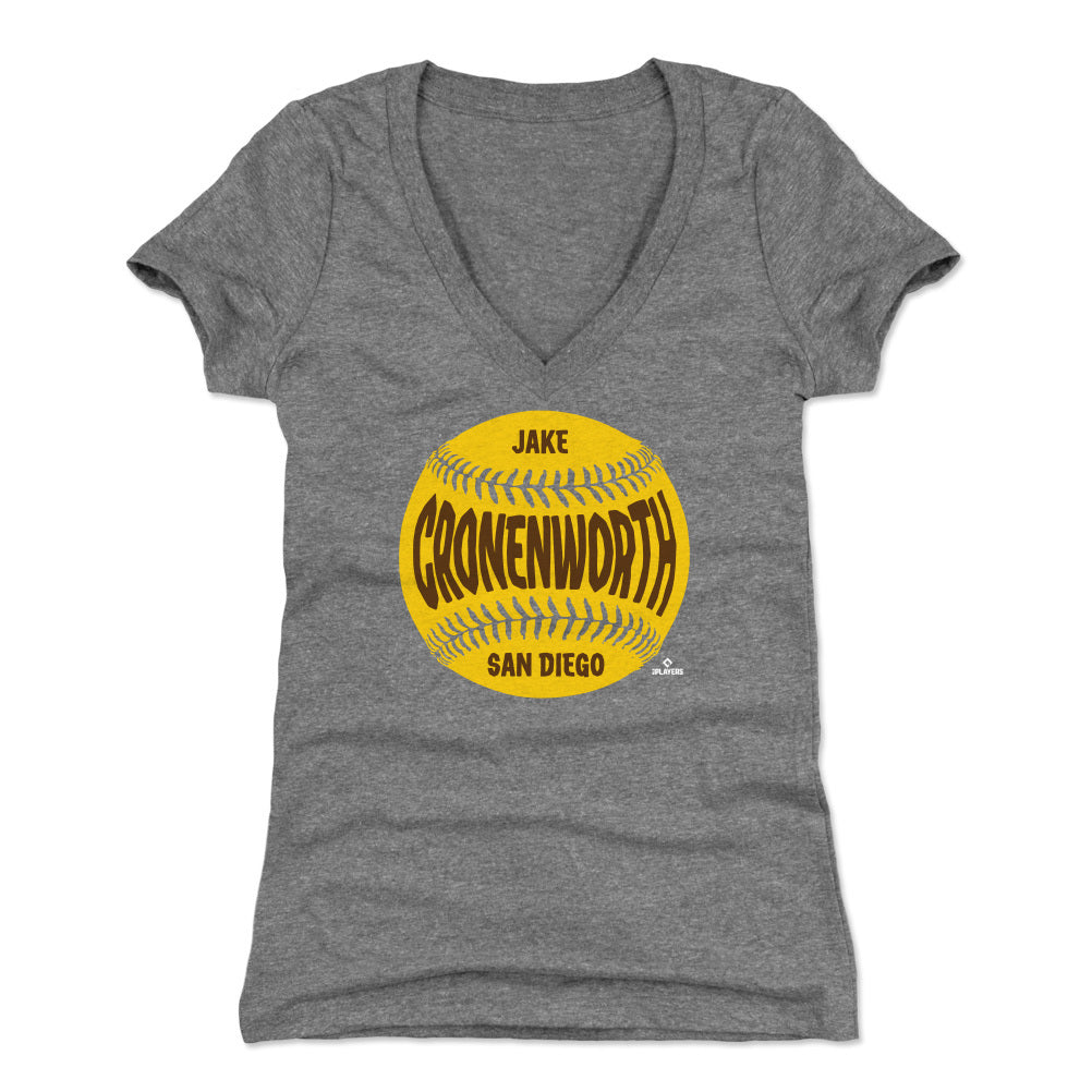 Jake Cronenworth Women&#39;s V-Neck T-Shirt | 500 LEVEL