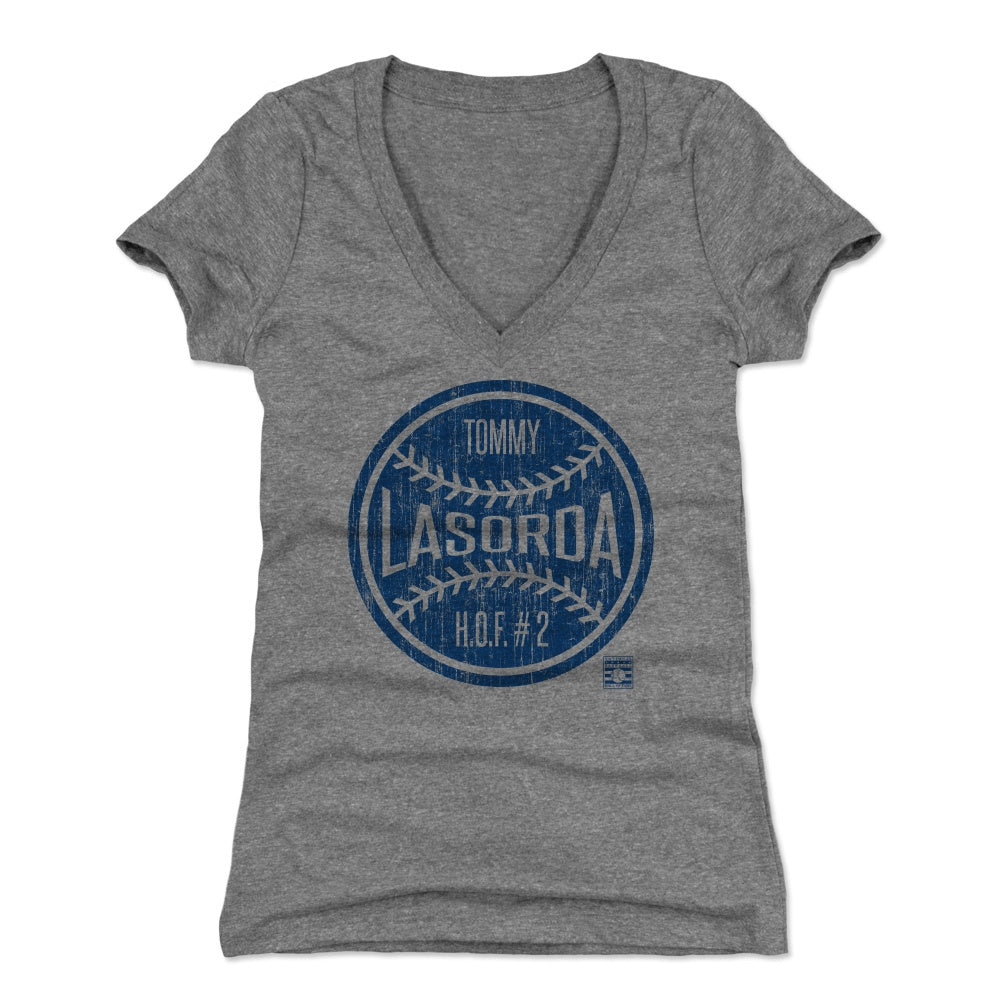 Tommy Lasorda Women's V-Neck T-Shirt | 500 LEVEL