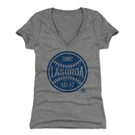 Tommy Lasorda Women's V-Neck T-Shirt | 500 LEVEL