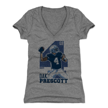 Dak Prescott Women's V-Neck T-Shirt | 500 LEVEL