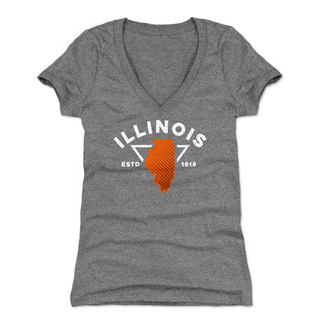 Illinois Women's V-Neck T-Shirt | 500 LEVEL
