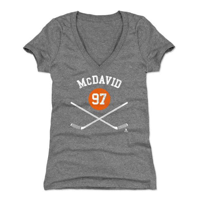 Connor McDavid Women's V-Neck T-Shirt | 500 LEVEL