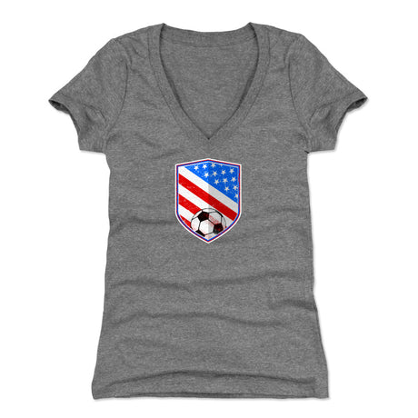 USA Women's V-Neck T-Shirt | 500 LEVEL