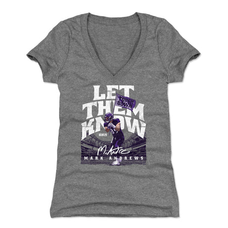 Mark Andrews Women's V-Neck T-Shirt | 500 LEVEL