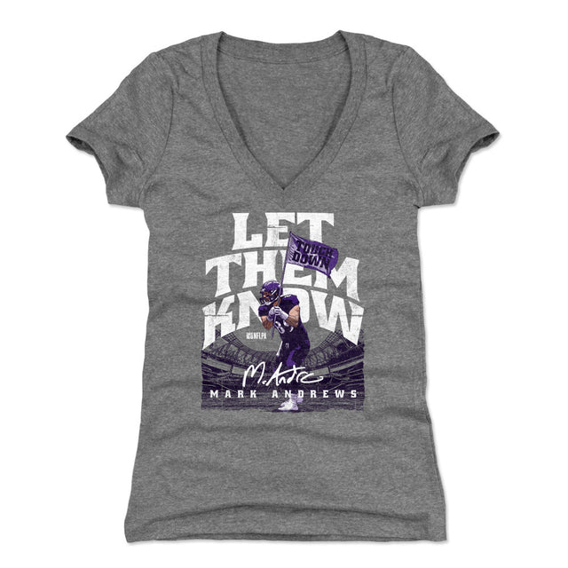 Mark Andrews Women's V-Neck T-Shirt | 500 LEVEL