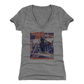 Starling Marte Women's V-Neck T-Shirt | 500 LEVEL
