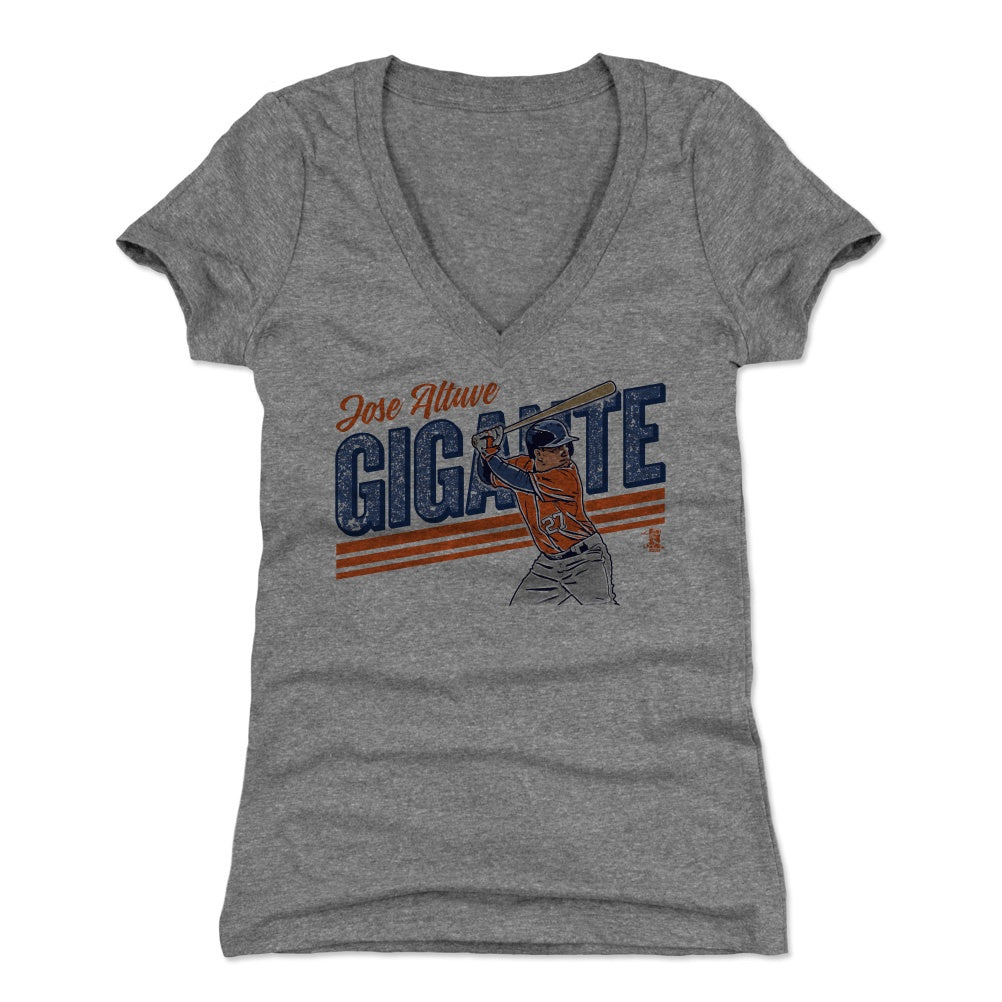Jose Altuve Women's V-Neck T-Shirt | 500 LEVEL