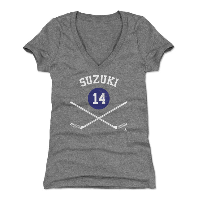 Nick Suzuki Women's V-Neck T-Shirt | 500 LEVEL